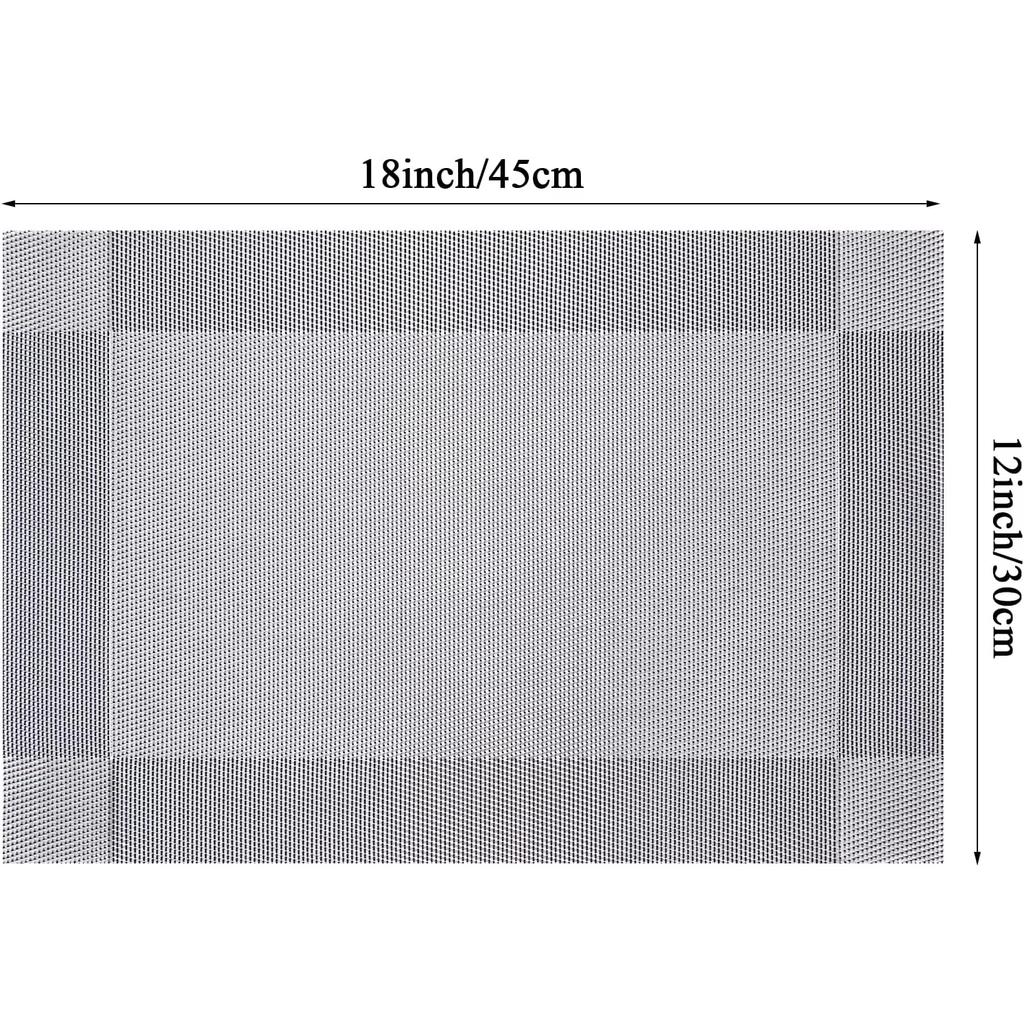 4pcs/Set Placemats Table Place Mats Premium Heat Resistant Washable Tableware Christmas Dining Table Mats bases para copos mat