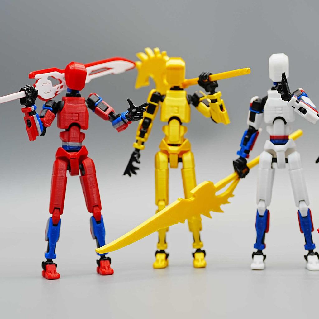 3D Printed Movable Toy, With Movable Joints, 3D Printed Toy Decoration, Stress Relief, Movable