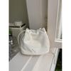 IELGY Cloud Puff Bag, Women's Pink Strap Chain Bag, Fashion Versatile Niche Shoulder Crossbody Bucket Bag