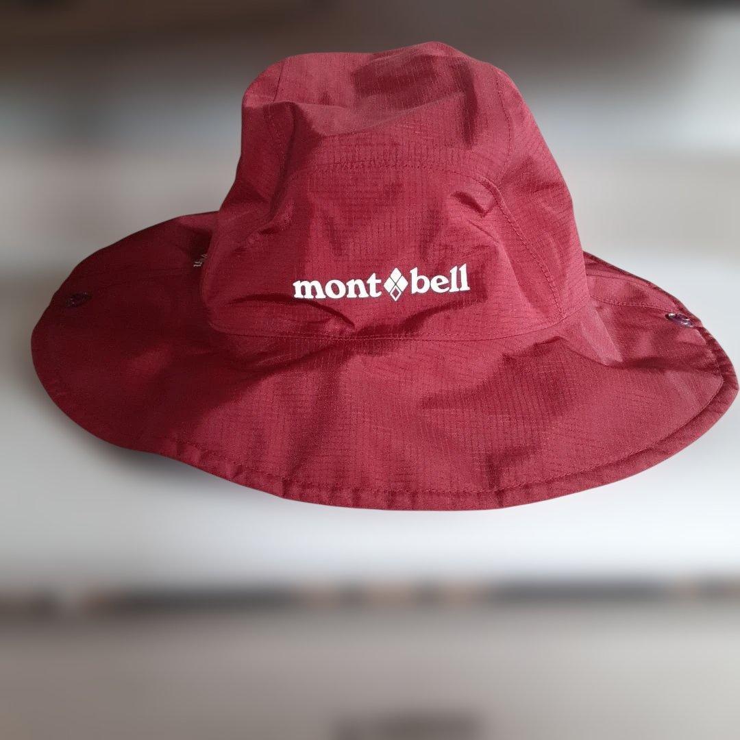 Used mont-bell hat M size red