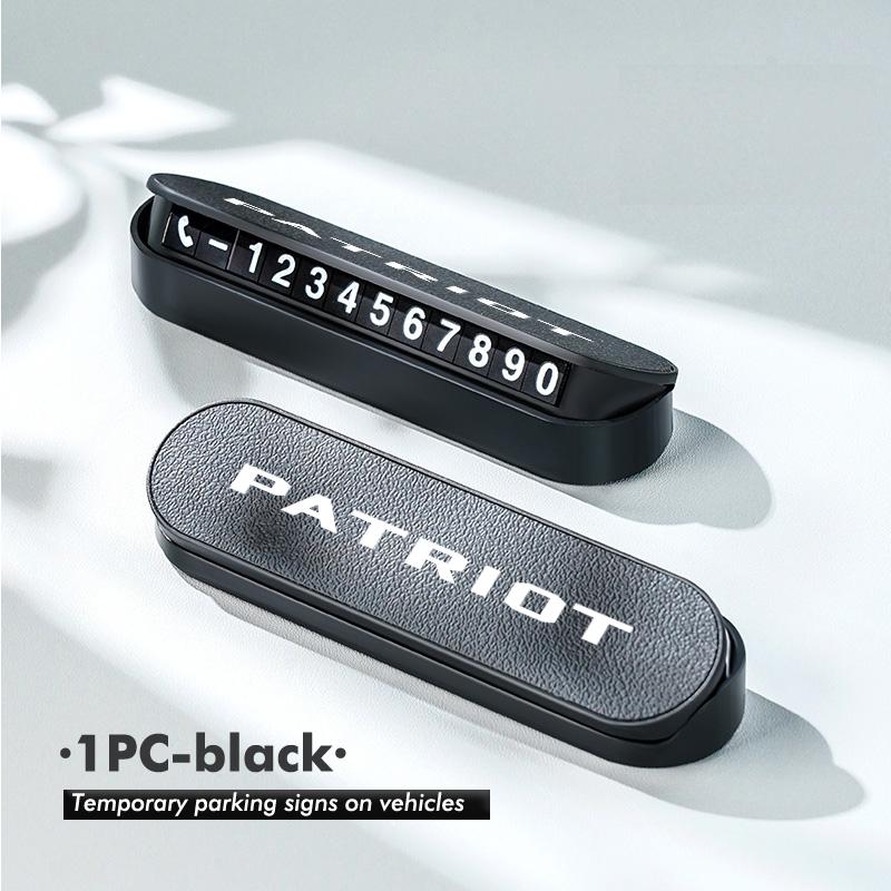 AJW7 For Jeep Car Interior Temporary Parking Telephone Number Sign Auto Decoration Accessories Cherokee Patriot Liberty Wrangler JK