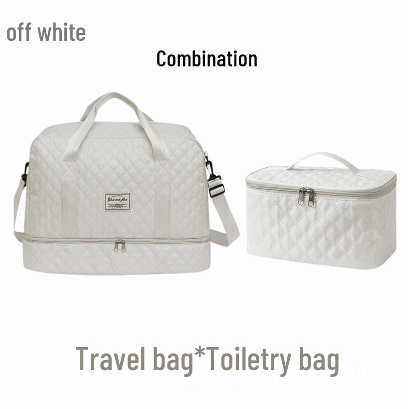 Large Capacity Travel Bag with Wet/Dry Separation for Business Trips, Sports, and Yoga