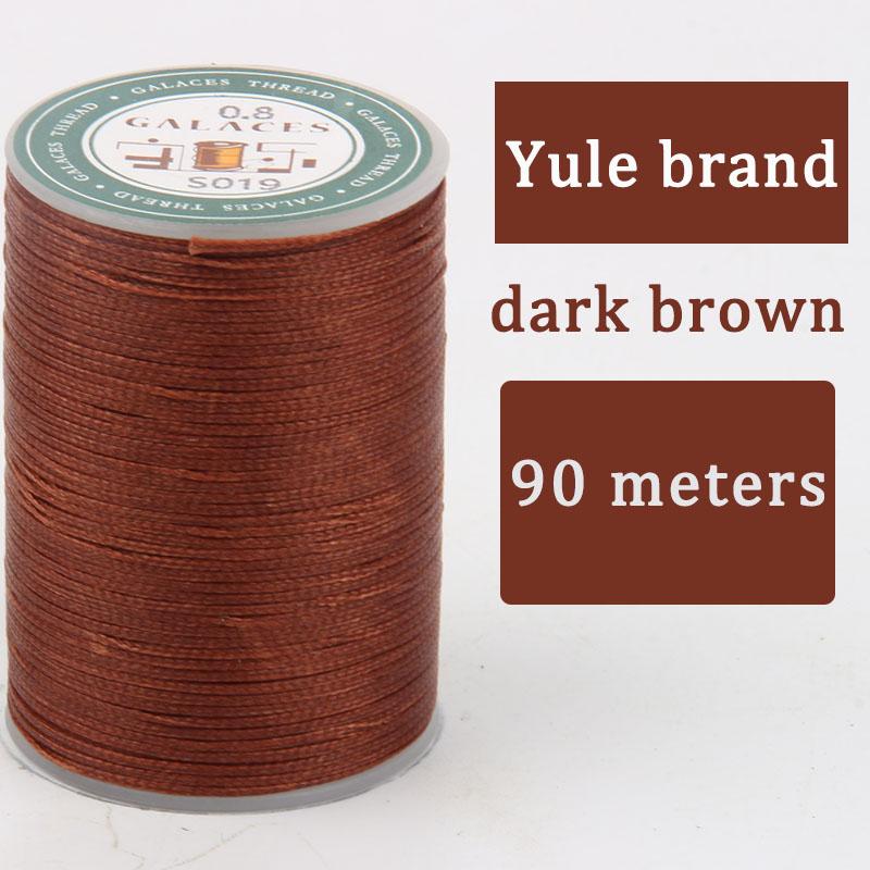 DIY Hand Sewn Leather Goods Wax Thread 0.8mm Hand Sewn Flat Wax Thread Leather Foreskin Leather Hand Sewn Thread