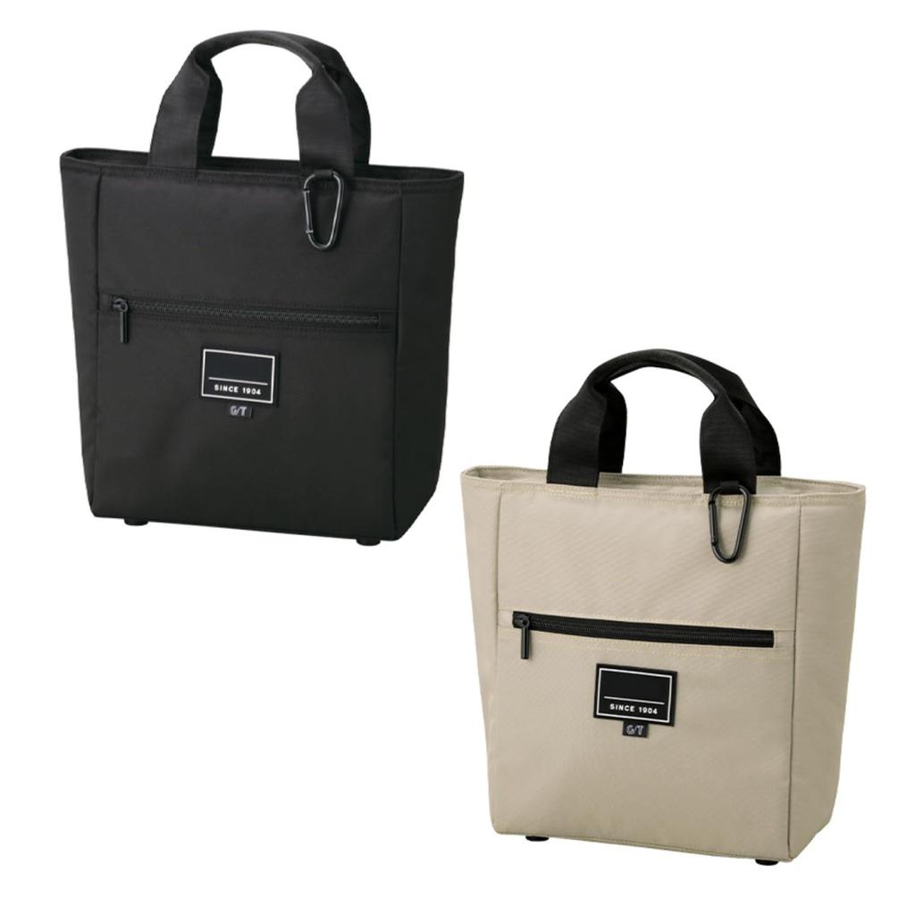 Thermos Insulated Round Tote Bag RFJ-001 BE Beige & HONMA D1 Bowl 1-Sleeve Orange Set