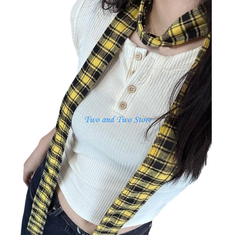 HX6F Long British Scarf Comfortable Wool Blend Winter Accessory
