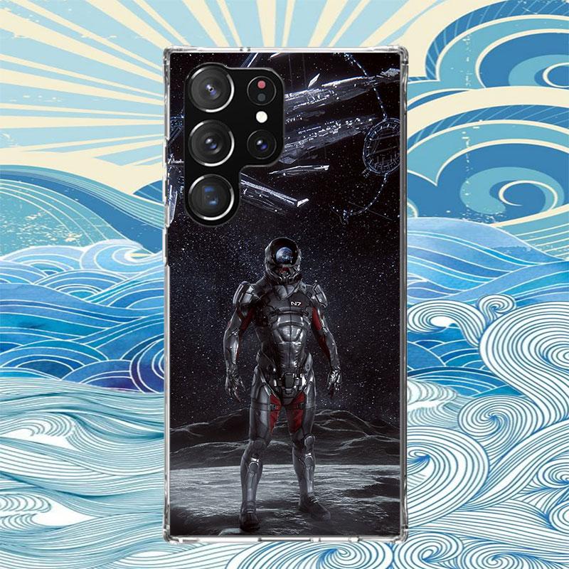 N7 Mass Effect Phone Case For Samsung Galaxy S25 S24 S23 Plus S22 Ultra S21 S20 FE S10 + S25 Edge Funda Shell Coque Galaxy S25 S