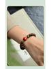 Chinese Agarwood Lacquer Red Bead Bracelet (No Oil Injection)