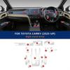 PPF Interior Protection Film Accessories for Toyota Camry XV80 2025 2026 Navigation Center Console Transparent TPU Car Film