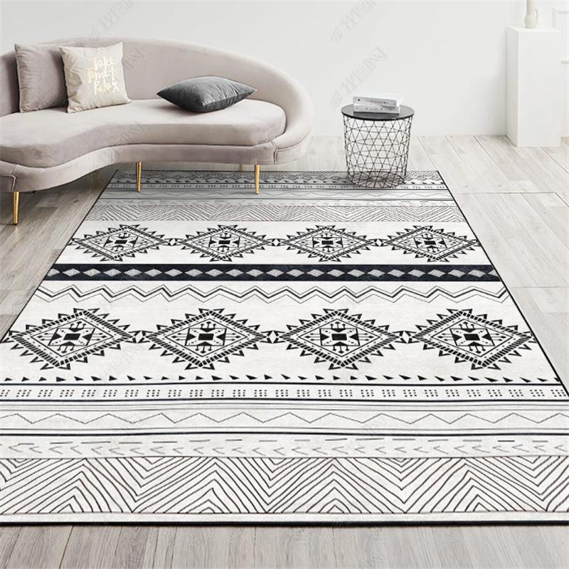 Nordic Carpet Living Room Modern Simple Sofa Tea Table Mat Bedroom Bedside Carpet