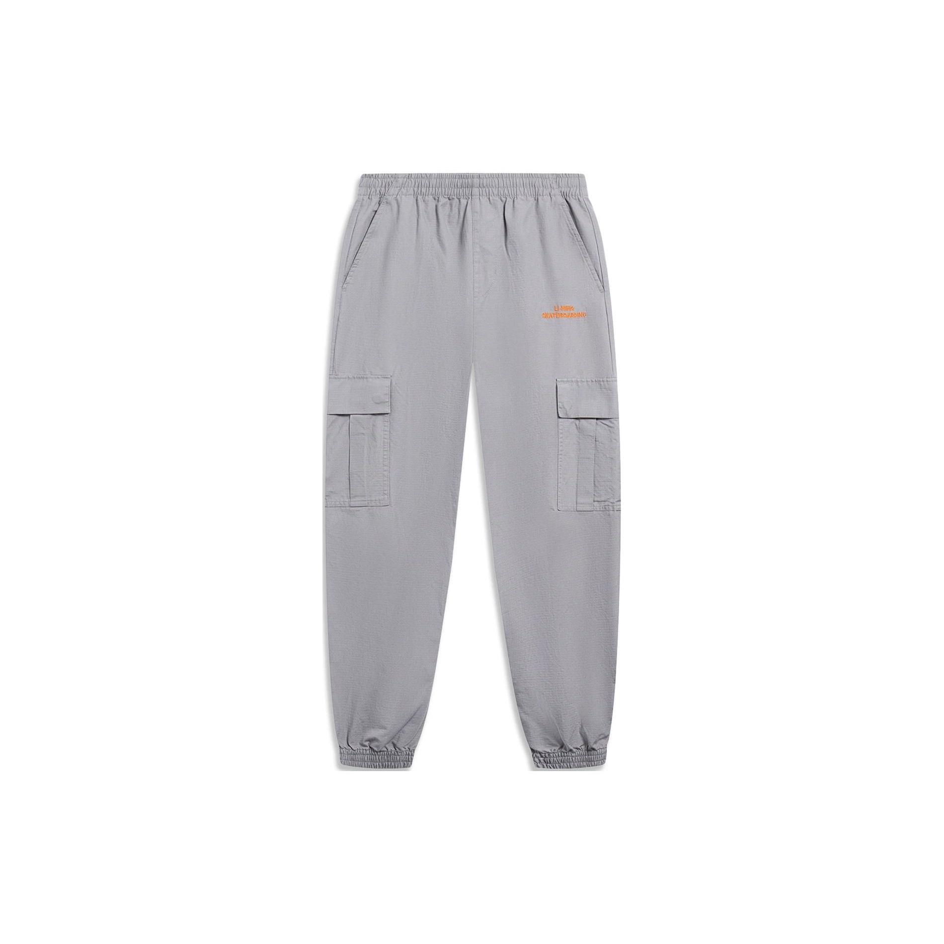 Li-Ning Skateboard Series Cargo Pants Grey Men s AKXT021-2 XL