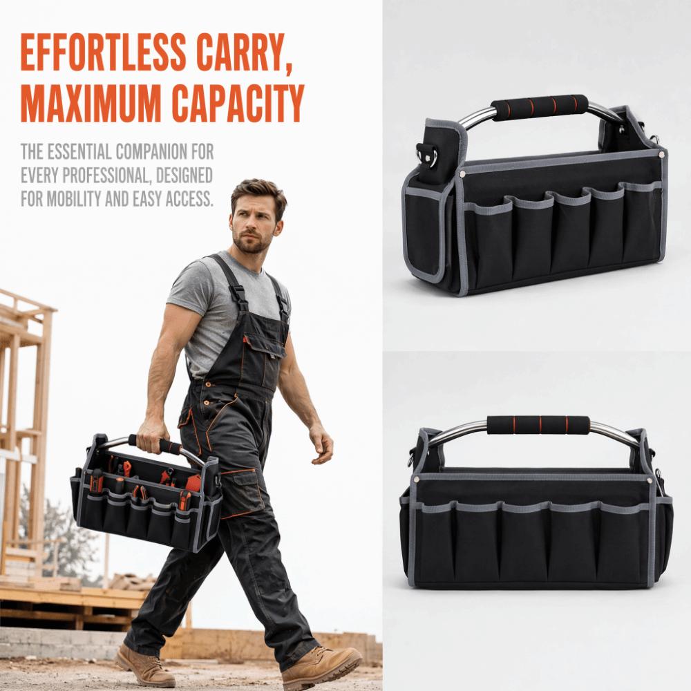 Large Capacity Large Storage Toolbag Waterproof Tool Kit Handbag Carpenter Work