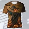 Sommer Herren Freizeit Mode Kreativ Lässig Täglich T-Shirt Locker Lässig T-Shirt 3D Digital Farbe Gedrucktes T-Shirt