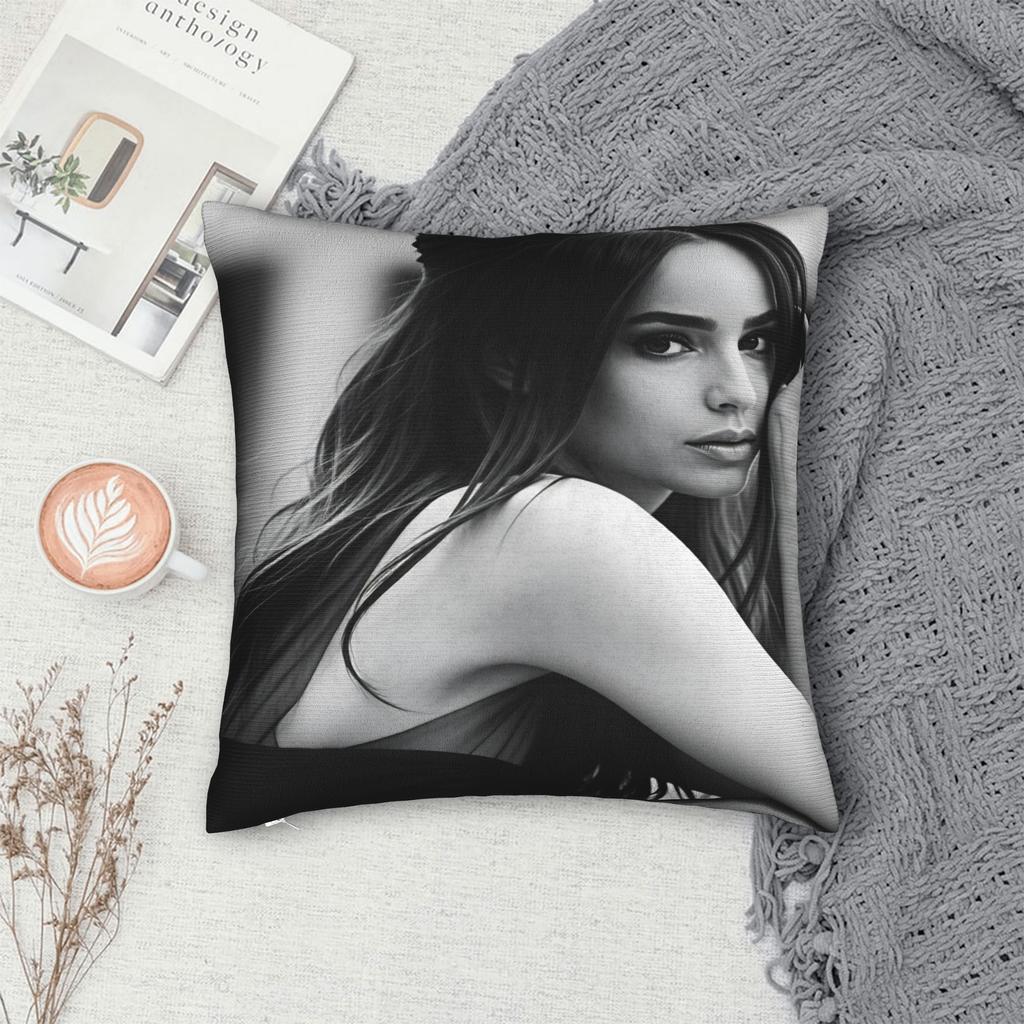Pillow Case Actor Sofia Carsons Graphic  Pillow Cover For Sofa Car Home Decor Cute Funny Pillowcases