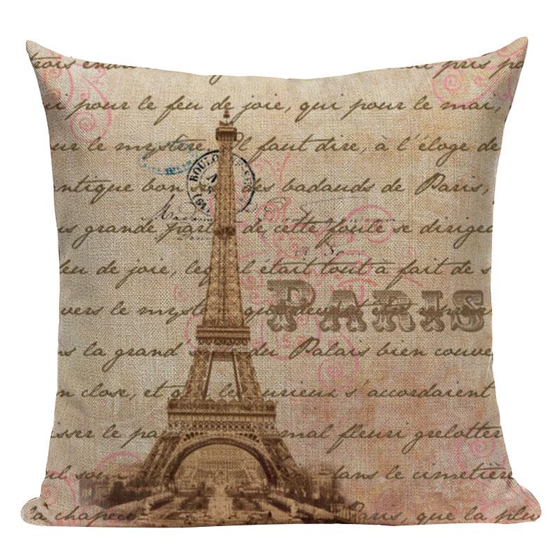London decorative Printed Throw Pillows home cushions covers London Bridge paris  Eiffel Tower cushion Dropshipping cushion