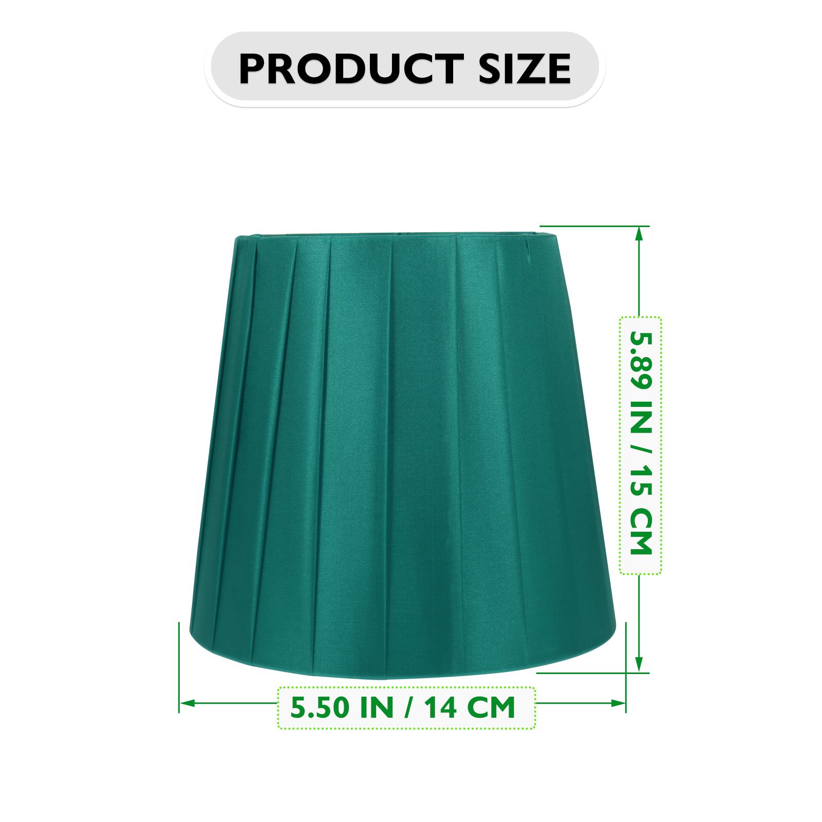 

Lampshade Iron Frame Cloth Lampshade Table Light Cover Premium DustProof Decorative Lighting Accessories Bedroom Home Lamp Cover темно-зеленого