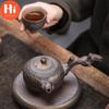 Hi Ceramic Antique Dead Wood Side Handle Teapot Portable Kettle Handmade Tea Pot Tea Cup Drinkware Kung Fu Tea Set