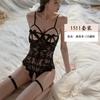 Yiyue erotic underwear sexy lace seduction suspender onesie women's pure desire uniform perspective pajamas 1111
