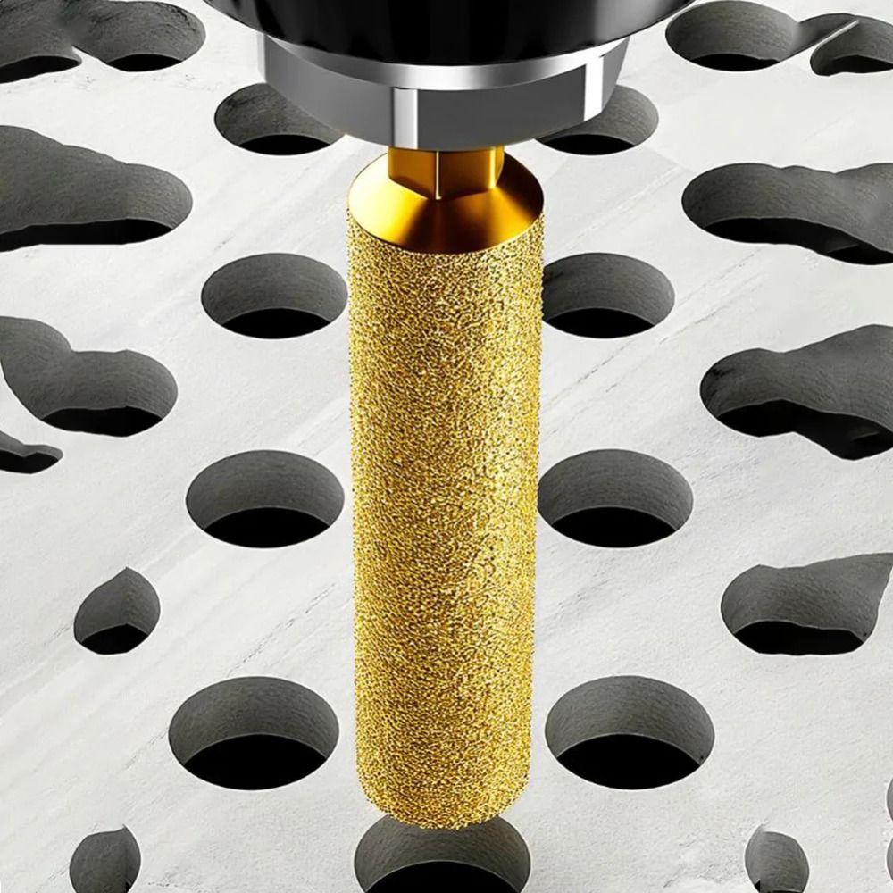 6/8/10/12mm Size Hexagonal Shank Core Drill Bit Tile Marble Drill Bit  Dry Drilling Application