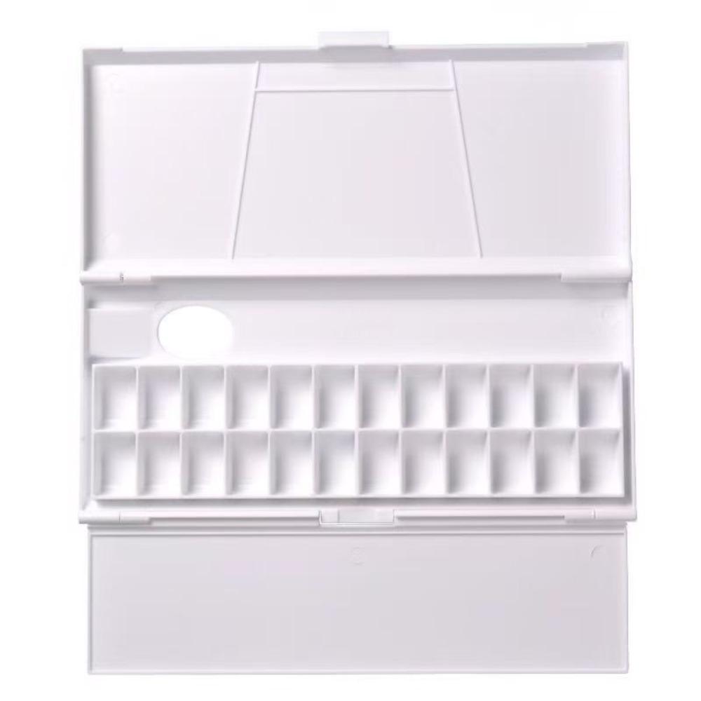Foldable Travel Painting Palette 24 Grids Watercolor Mixing Tray Art Supplies