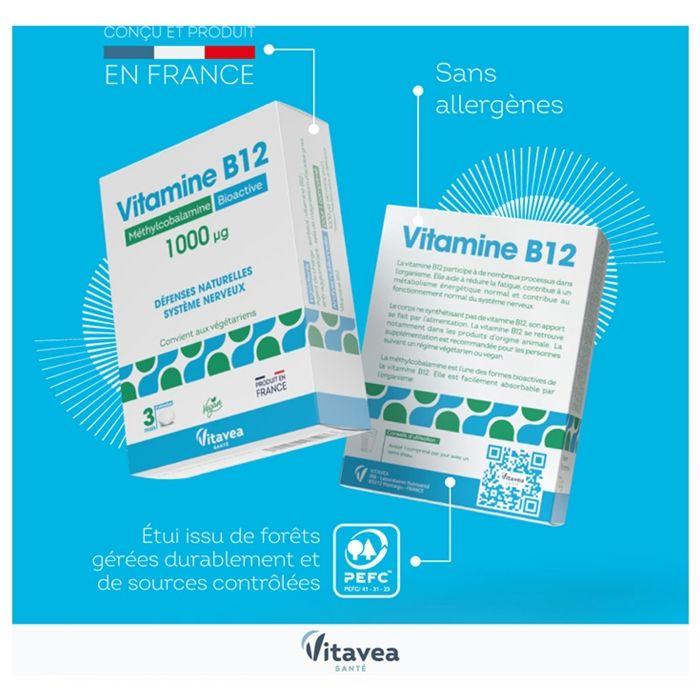 Vitavea Vitamin B12 Methylcobalamin Bioaktiv 90 Tabletten
