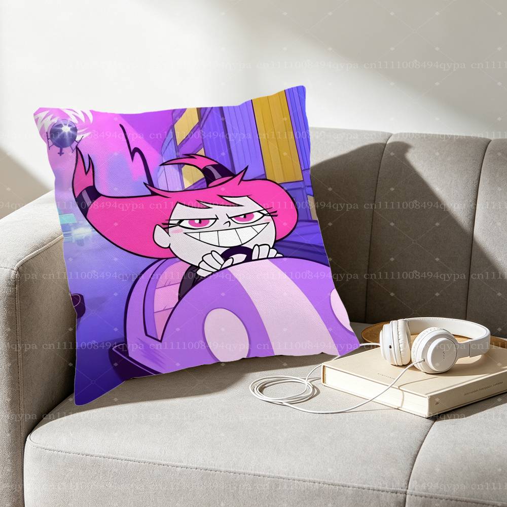 Jinx TTeen Titans Throw Pillow Cover Home Decor Art Decor Pillowcase Cushion Cover for Bed Sofa Living Room Indoor and Outdoor