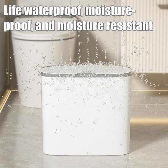 Space Saving Cabinet Trash Bin Motion Sensor Can, Wall Mounted Narrow Gap Garbage with Touchless Kitchen Container Automatic Open Lid, Hands Free for