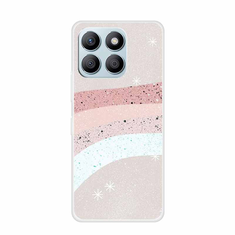 For Honor X8C X8B Phone Case For Huawei Honor X 8 C B X8 8C 8B Soft Silicone TPU Transparent Funda Clear Marble Patterns Cover