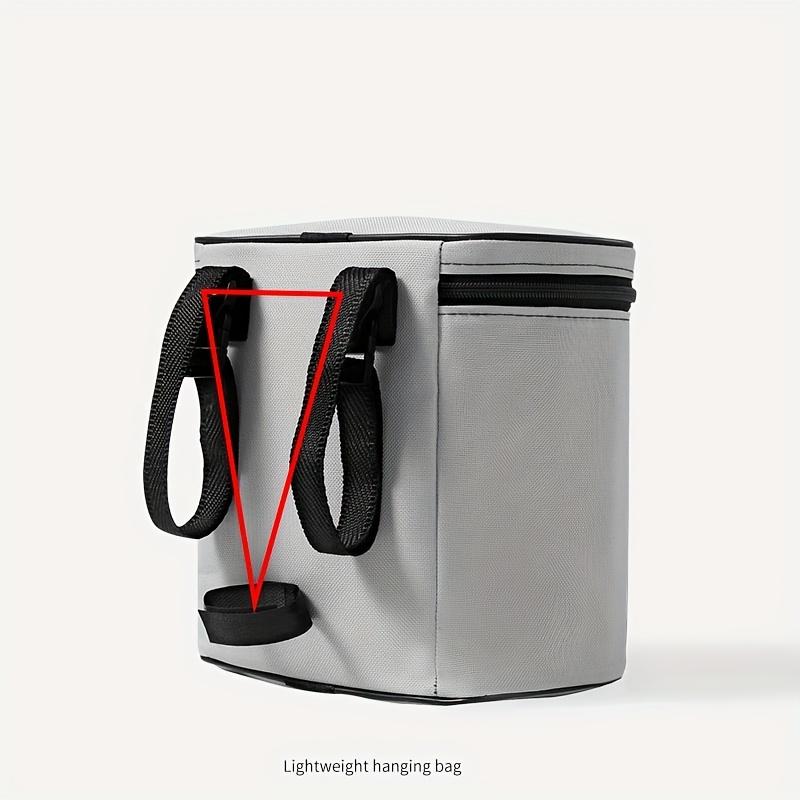 Electric Bicycle Storage Bag, Detachable Shoulder Strap, Large Capacity Front Storage Bag for Motorcycles and Scooters