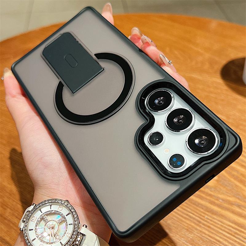 Invisible Magnetic Phone Case for Samsung S25 Ultra, Compatible with S24 FE/S23/S25 Plus