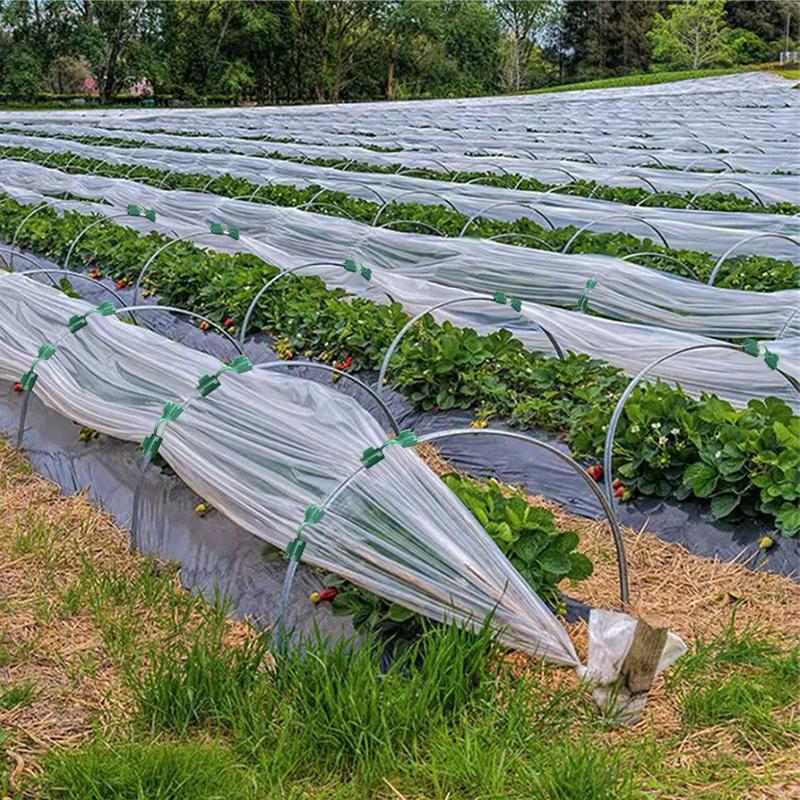 8/11/16 Mm Garden Greenhouse Film Clamps Shed Row Cover Netting Tunnel Hoop Clips For Outer Diameter Plant Stakes