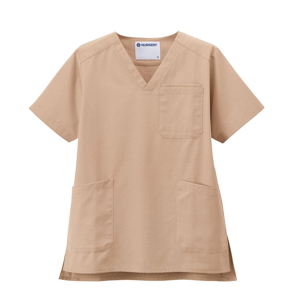 Nursery Scrub HS (Unisex) Large, Sand Beige, 9882322A