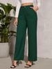 New Spring/Summer Women's Solid Color High Waist Draped Comfort Casual Slim Fit Workwear Trousers