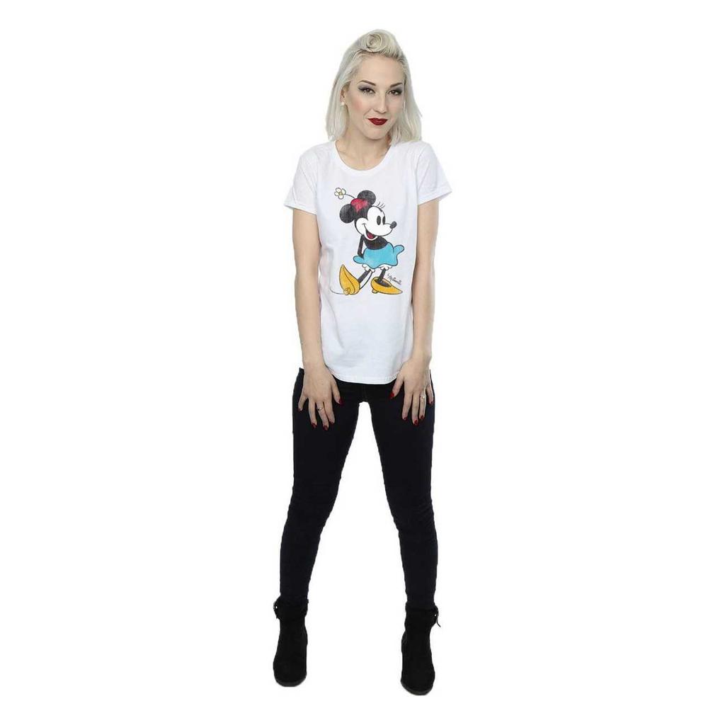 Disney Womens/Ladies Classic Minnie Mouse Cotton T-Shirt