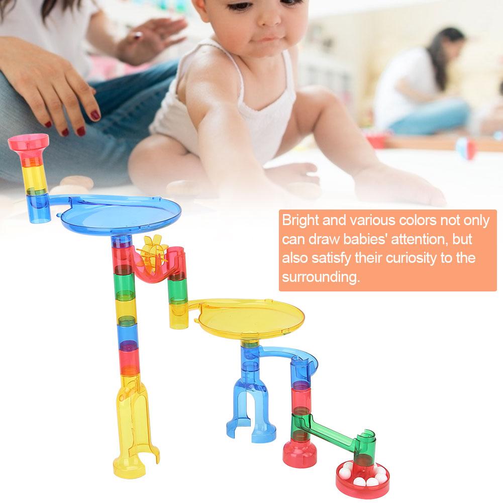 Bauen Kinder Kind Murmelbahn Lauf Labyrinth Bahn Bausteine Lernspielzeug