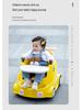 Kids' Electric 4-Wheel Drift Car with Dining Tray: Forward, Backward, Rotate - Indoor Toy with Free Shipping