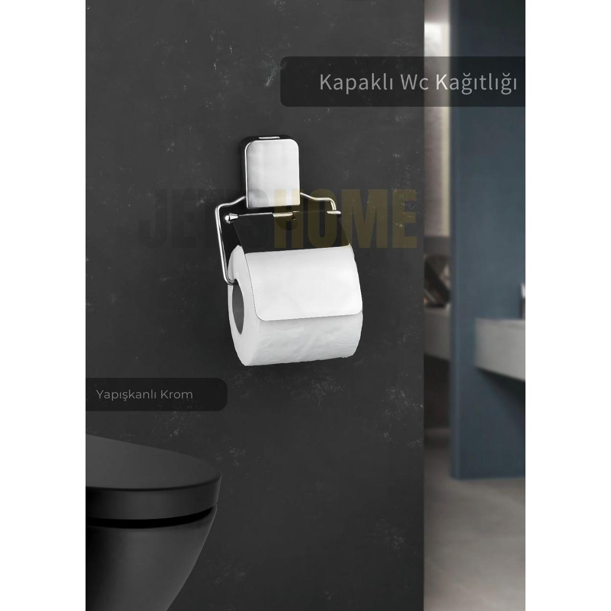 

Stainless Steel Covered Toilet Paper Holder Toilet Paper Holder Chrome