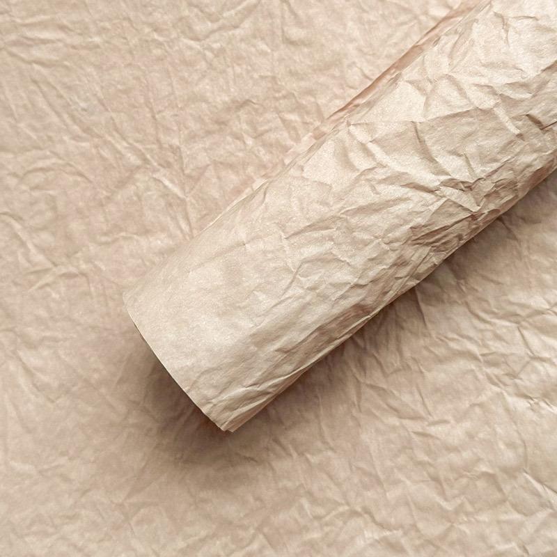 Waterproof Crinkled Stone Pattern Paper for Fresh Flower Wrapping, Fluffy & Soft Bouquet Material.