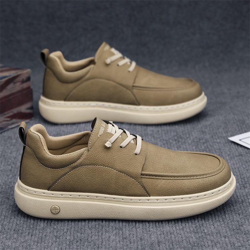 Shoes spring new leather surface casual lazy light beanie shoes 39