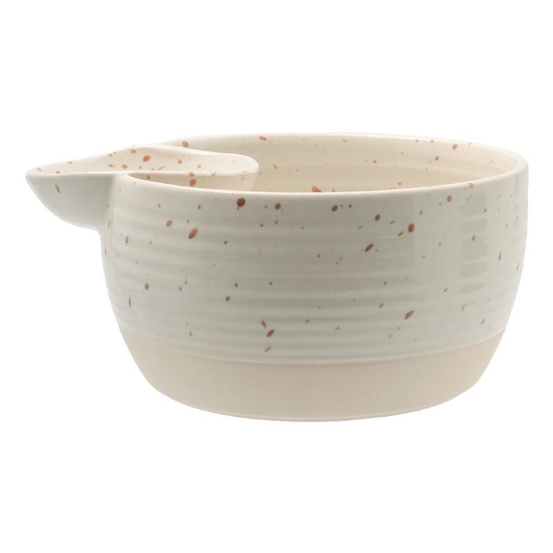 Internet Celebrity Creative Ceramic Bowl 5 Inch Divider Bowl Household Tableware Dumpling Bowl Divider Bowl French Fries Ketchup Bowl