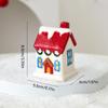 Ceramic Christmas cottages Houses With Battery Power Supply Safe Indoor and Outdoor Decoration For Seasonal Enthusiasts