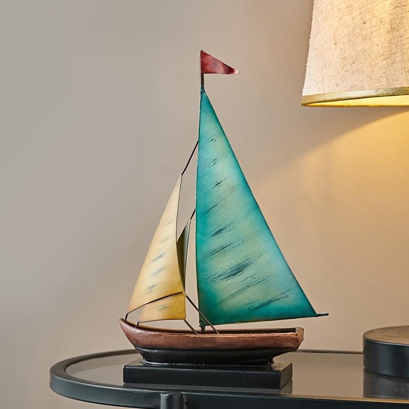 

Креативна модель вітрильника Smooth Sailing Декор для вітальні, ТВ-тумби, винного бару, офісного столу Розкішна прикраса синій