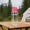Matte Texture Water Bottle Sports Bottle, with Flip Lid And Lanyard, Portable Leak-proof PET Cup, Lightweight Fitness Jug, for Gym School Office