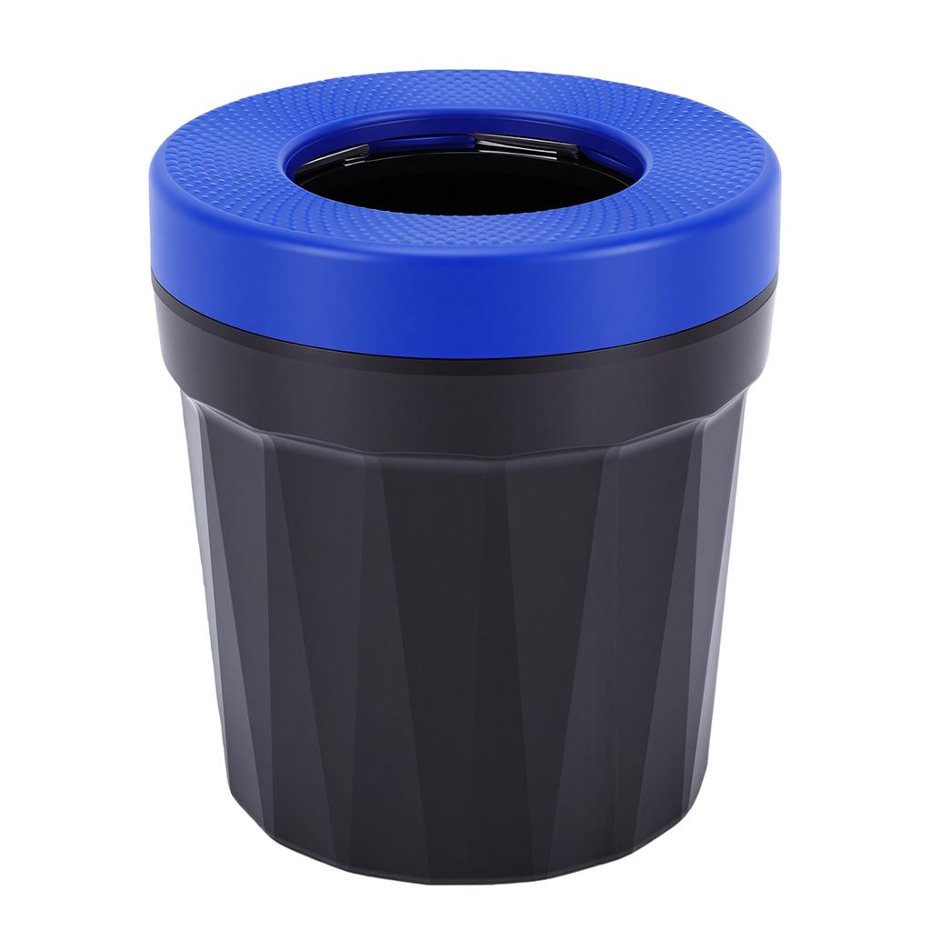 Mini Car Trash Can Desktop Garbage Bin with Cleaning Brush Suction Cup for Vehicles Home Office