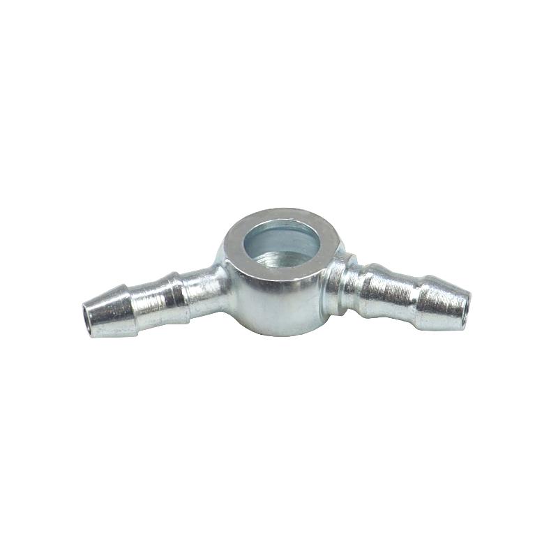 C-385 FI-8 Fuel Line Connector, Double-sided, Open, Polish