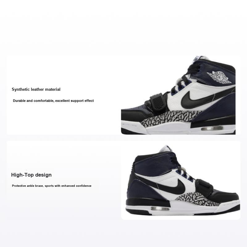 Air Jordan Legacy 312 BG Midnight Navy Kids Sneakers Blue Black White DO7442-401