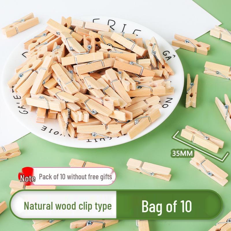 Набор разноцветных деревянных прищепок в форме сердца для украшения класса и демонстрации заметок