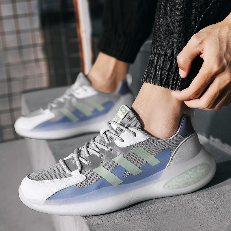 Živé popcornové kokosové boty jaro a léto síťované prodyšné tenisky 2025 ležérní běžecké boty lehké pánské boty