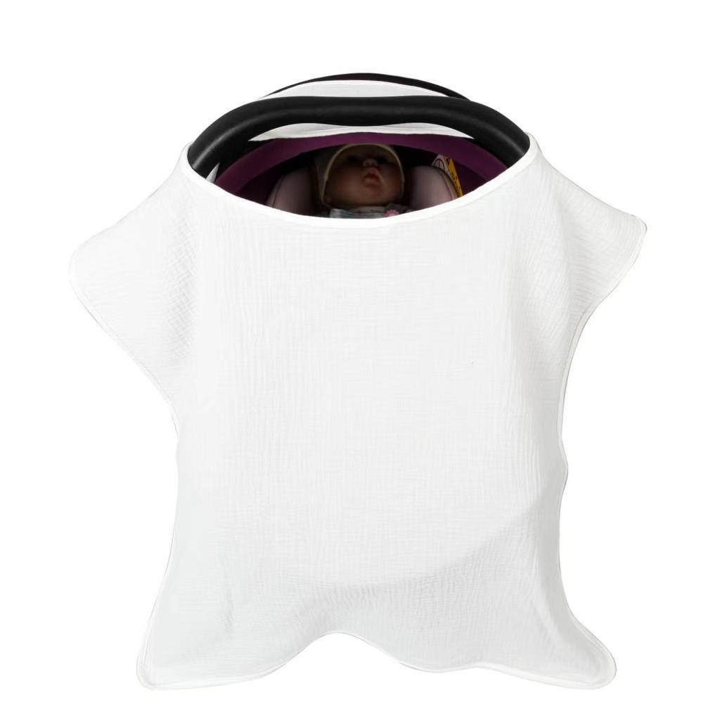 Husă de alăptare în stil italian, bumbac pur, pentru mamă și bebeluș, husă pentru cărucior pentru bebeluși