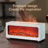 Flame Humidifier Simulated Fireplace At Night Time Remote Control Bass Large Spray Aroma Diffuser Oil Christmas Gifts Humidifier