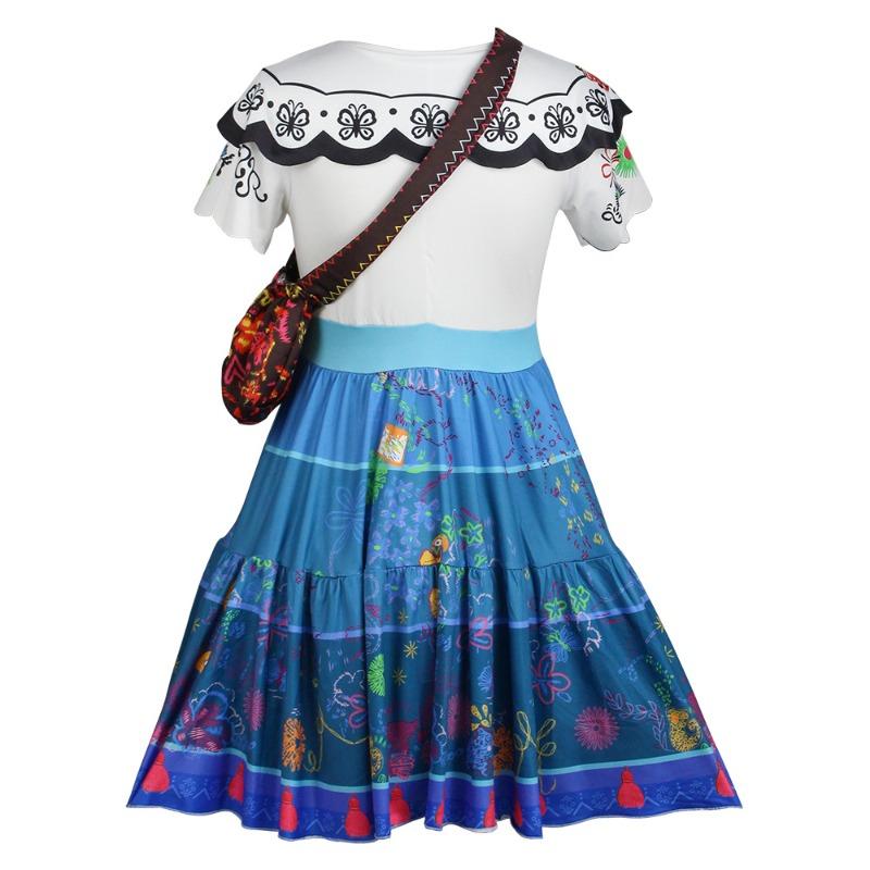 Magic full house cos children adult show clothes mirabe cosplay costume festival play dress skirt